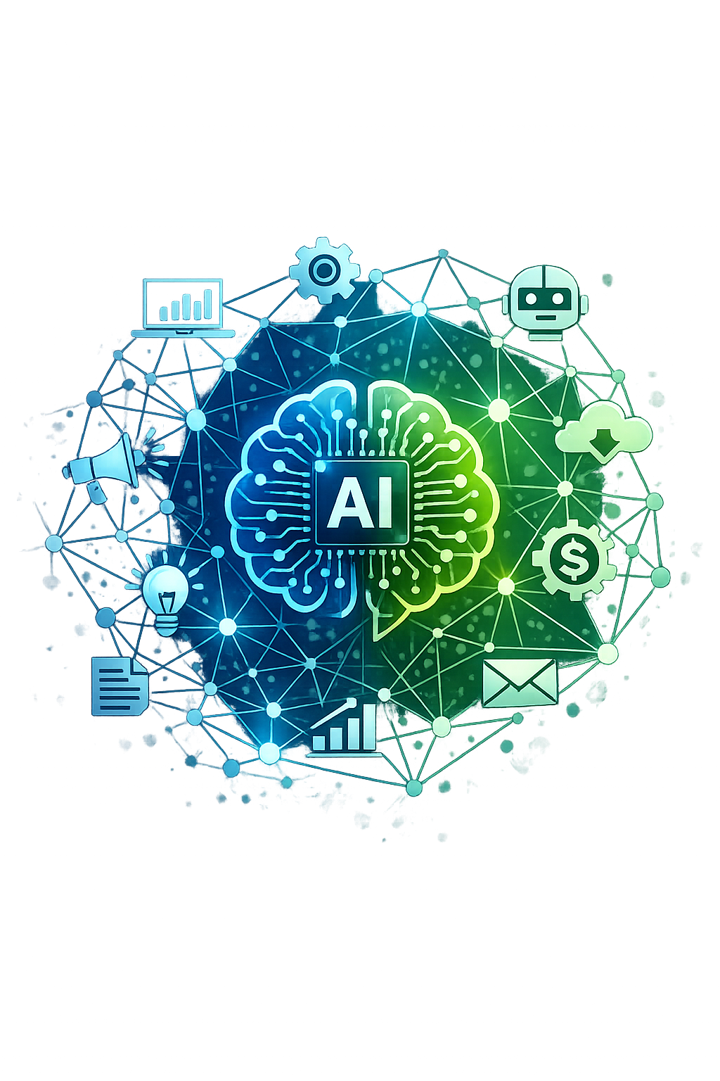 AI network illustration