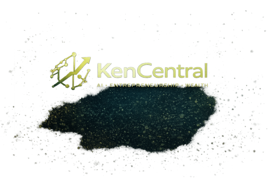 KenCentral logo with glowing design